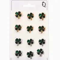 Брошь &laquo;Клевер&raquo;, МИКС, (неделимая фасовка 12 шт. цена за шт.)