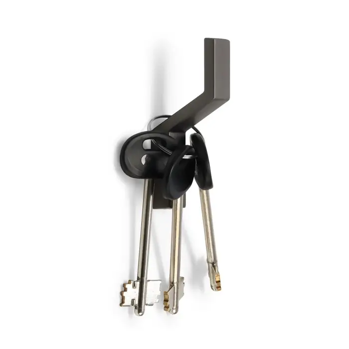 Крючок мебельный CAPPIO TRANQUILITY, однорожковый, графит