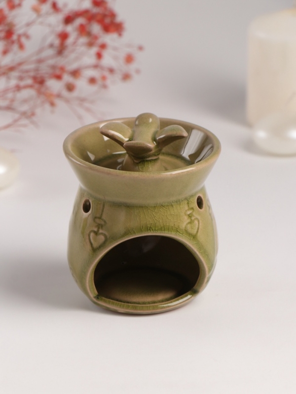 Аромалампа керамика Аромалампа керамика "Птички на ветке" 7,5х7,5х9,8 см