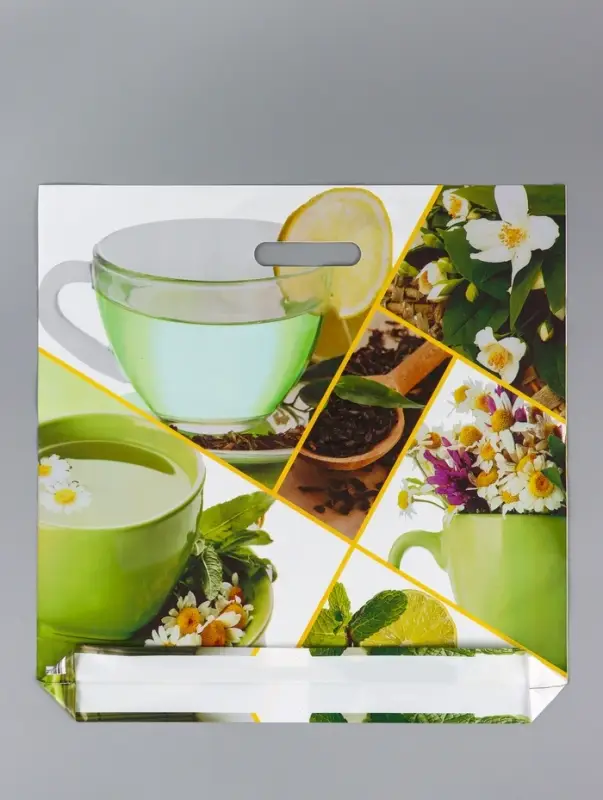 Пакет &laquo;Свежесть&raquo;, полиэтиленовый с вырубной ручкой, 45&times;45 + 3 см, 65 мкм