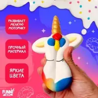 Антистресс сквиш мялка Funny toys &laquo;Единорог&raquo;, пончик