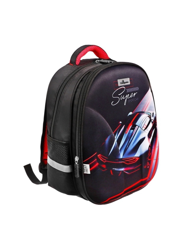 Рюкзак каркасный школьный, 39 х 30 х 14 см, Calligrata Рюкзак каркасный школьный, 39 х 30 х 14 см, Calligrata "Черный стиль"