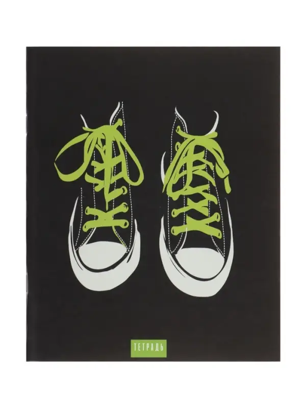 Тетрадь 96 листов в клетку, Calligrata &laquo;Кеды&raquo;, МИКС