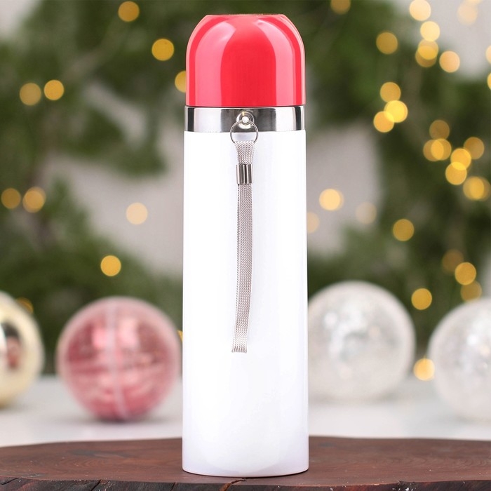 Термос с подвесом новогодний Сима-ленд «Теплом согреет», 500 мл