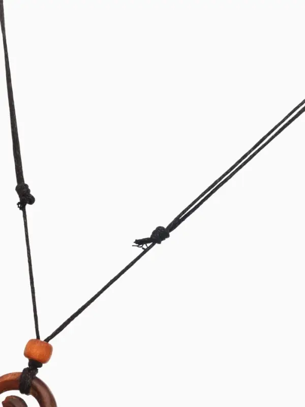 Кулон &laquo;Двойная спираль&raquo;, дерево соно