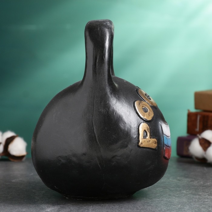 Копилка "Гиря Россия" 17х17х20см