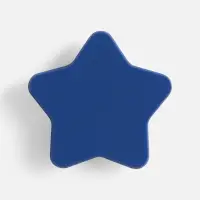 Джибитс из ПВХ &laquo;Звезда&raquo;, синий