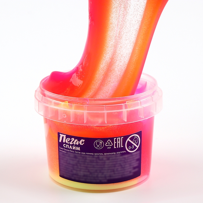 Слайм «Зефирка», цвет жёлтый и маджента, 100 г Слайм «Зефирка», цвет жёлтый и маджента, 100 г