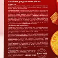 Чистое счастье Набор "Тепла и уюта", гель для душа,100 мл и крем для рук