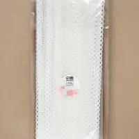 Кружево эластичное, 40&plusmn;5 мм &times; 10 &plusmn; 1 м, цвет белый