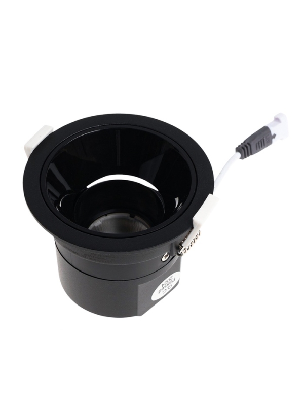 Светильник светодиодный встраиваемый, поворотный, 6Вт, 4000К, с драйвером, D75, черный Светильник светодиодный встраиваемый, поворотный, 6Вт, 4000К, с драйвером, D75, черный