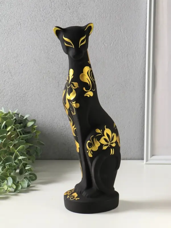 Копилка для денег &laquo;Кошка Багира&raquo;, 37 см, чёрный