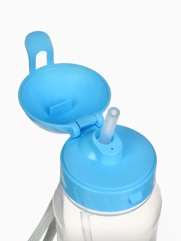 Поильник-непроливайка с трубочкой, 270 мл, Синий трактор Поильник-непроливайка с трубочкой, 270 мл, Синий трактор