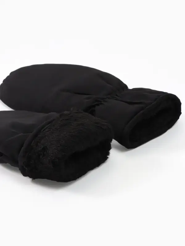 Варежки зимние мужские непромокаемые  р-р 25 см цв.чёрный