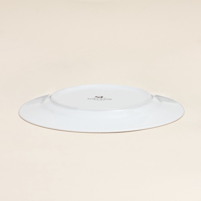 Тарелка новогодняя SL Home «Прекрасное время», d=20 см, обеденная, фарфор