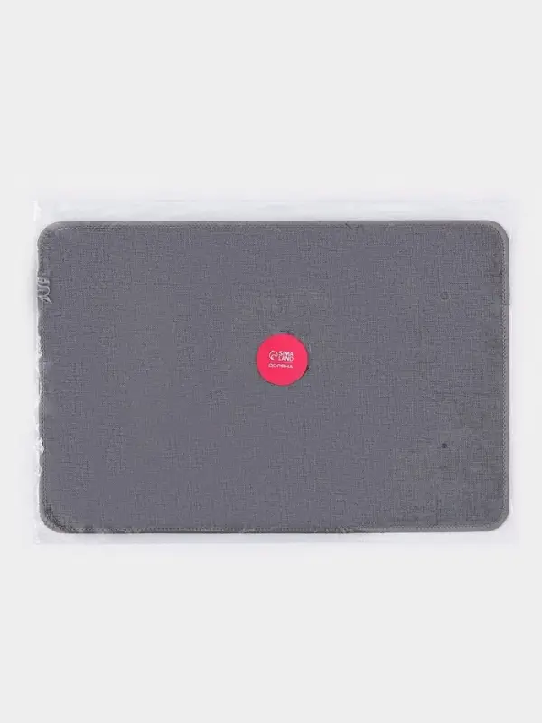 Коврик для сушки посуды Доляна Grey, 45&times;30 см, серый