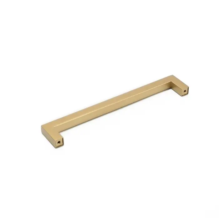 Ручка-скоба CAPPIO SQUARE RSC008, нержавеющая сталь, м/о 192 мм, цвет матовое золото
