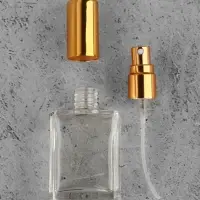 Флакон для парфюма, с распылителем, 15 мл, золотистый