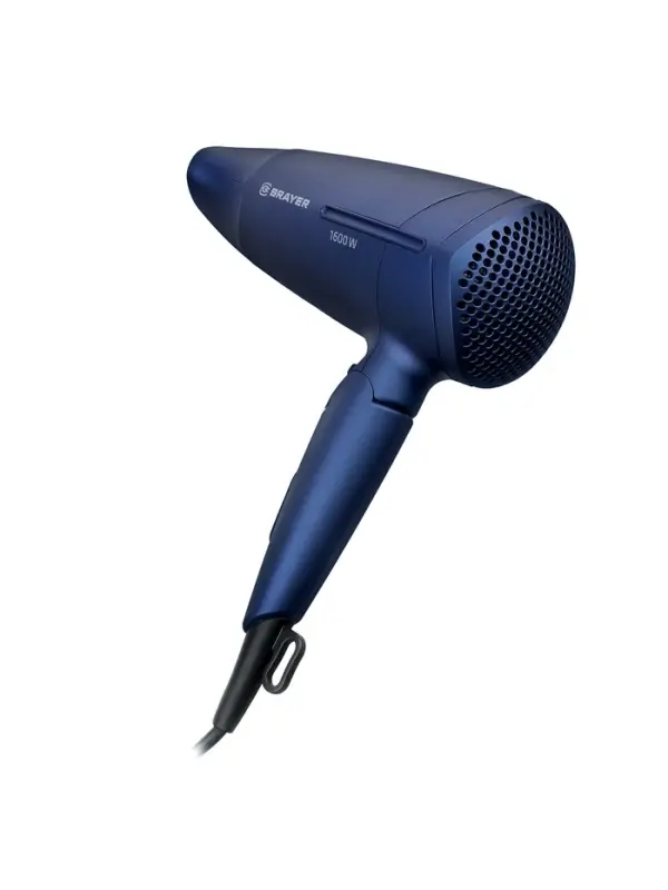 Фен BRAYER 3020BR-BL, 1600 Вт, 2 скорости, складная ручка, шнур 1.8 м