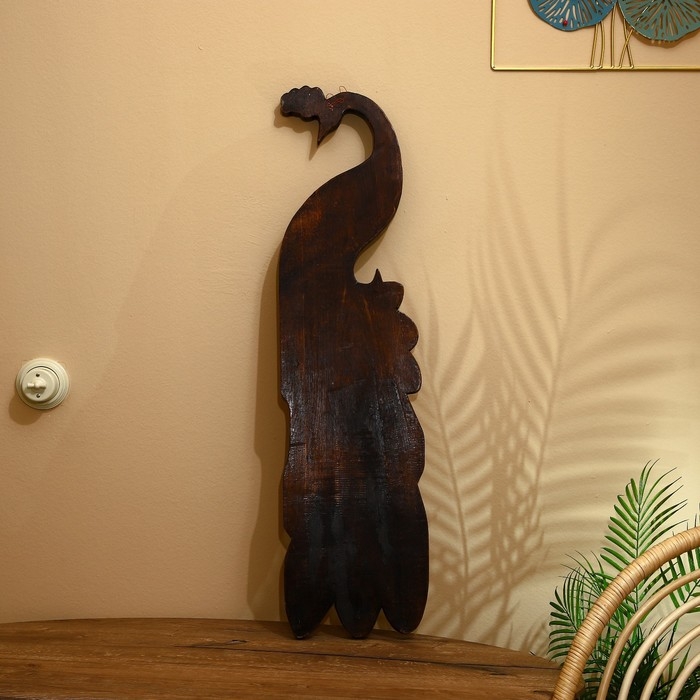 Панно настенное  Панно настенное "Павлин" албезия 100 см