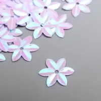 Пайетки "Zlatka" 13 мм, 10 гр, белый Пайетки "Zlatka" 13 мм, 10 гр, белый