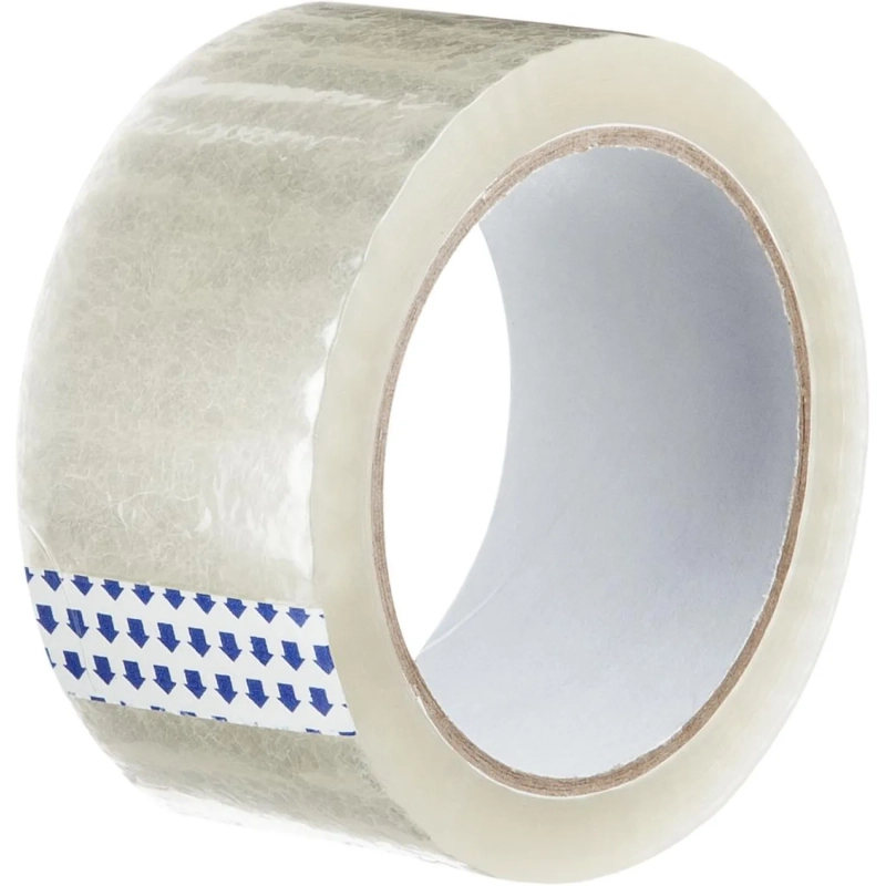 Клейкая лента одностор. упаковоч. 48мм х 66м, прозрачная, 45мкм, 72шт/уп