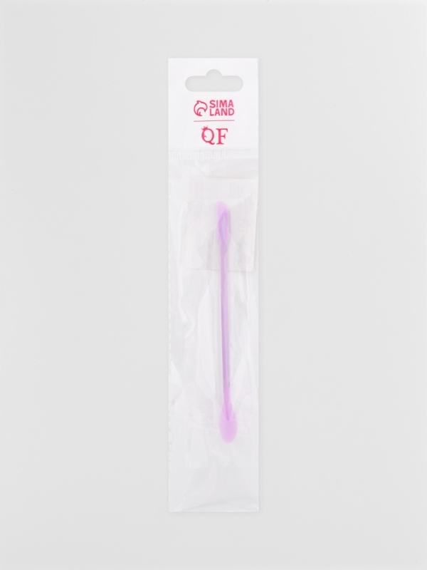 Спатула д/косметических средств 2сторонняя 10,5см силикон МИКС пакет QF Спатула д/косметических средств 2сторонняя 10,5см силикон МИКС пакет QF