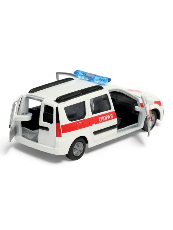 Машина металл. "LADA Largus" Скорая, 12 см, инерц, в кор