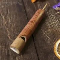 Сувенирный музыкальный инструмент "Свисток" бамбук, 15x1,5x1,5 см