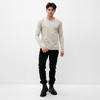 Лонгслив мужской MIST Men's casual размер 56, серо-бежевый