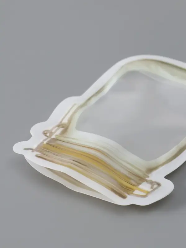 Пакет для хранения Пакет для хранения "Стеклянная банка с зажимом", застёжка zip-lock, жёлтый 10,6х15,1 см