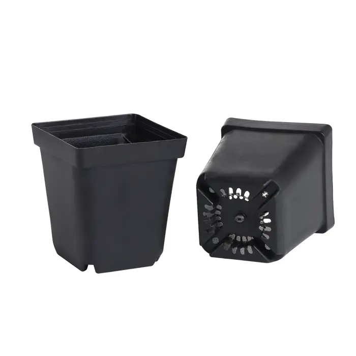 Горшок для рассады, 700 мл, d=10 см, h=12.5 см, пластик, чёрный, Greengo Горшок для рассады, 700 мл, d=10 см, h=12.5 см, пластик, чёрный, Greengo