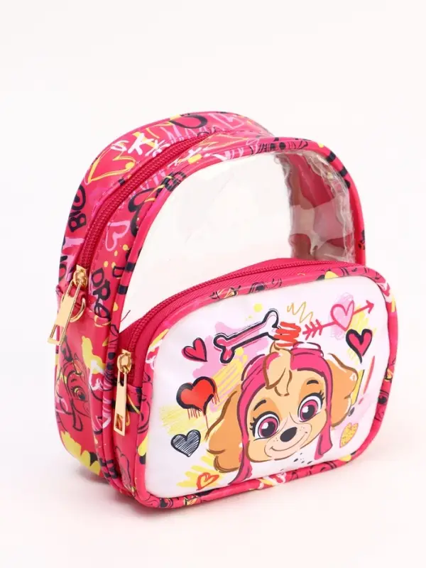 Рюкзак детский для девочки, 18х15х7 см, Щенячий патруль Рюкзак детский для девочки, 18х15х7 см, Щенячий патруль