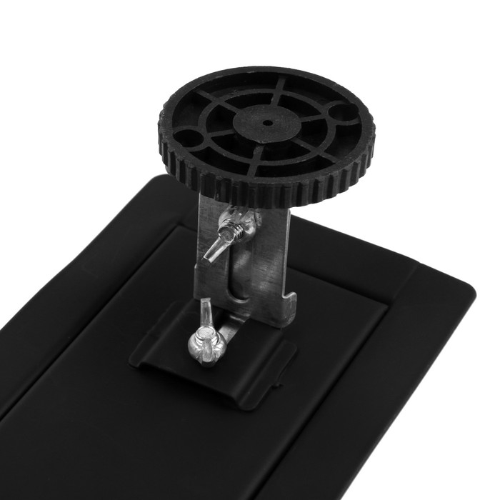 Трап ZEIN engr, c флaнцeм свободного вращ 360°, 7*50 см, d=40/50 мм, нерж сталь, черный