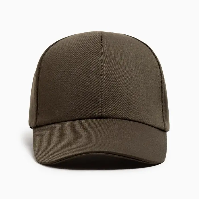 Бейсболка мужская однотонная MINAKU, размер 58, цвет зеленый