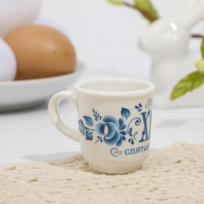 Кружечка для святой воды «ХВ» на пасху, 5,5 х 4 х 3 см Кружечка для святой воды «ХВ» на пасху, 5,5 х 4 х 3 см