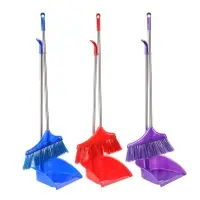 Набор для уборки с щеткой и совком тм VETTA, 78см, пластик, металл