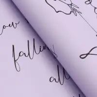 Пленка флористическая, &laquo;До полуночи&raquo;, светло - сиреневая, в листах, 58&times;58 см