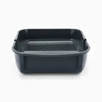 Туалет для кошек &laquo;Марсель&raquo;, 50&times;34.5&times;12 см, глубокий, с сеткой, полипропилен, серый