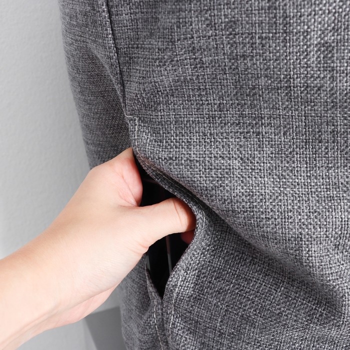 Чехол на бутыль для кулера Доляна Water, 19 л, лён, серый Чехол на бутыль для кулера Доляна Water, 19 л, лён, серый