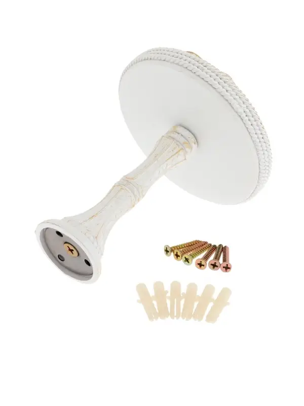 Держатель для штор CAPPIO KS038, d=11 см, белый с золотом, 2 шт.
