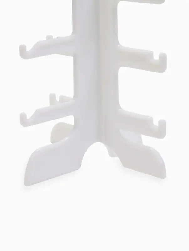 Подставка под очки 6 мест, 16&times;14.5&times;35.5 см, белая