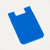 Картхолдер на телефон клеящийся, цвет синий