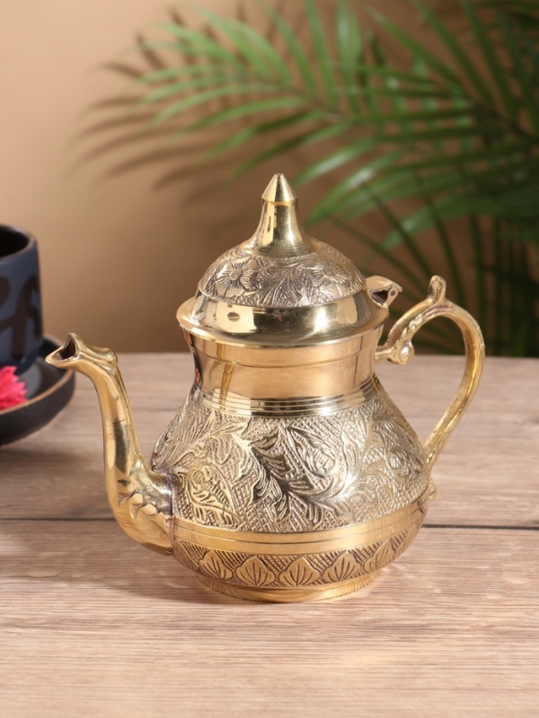 Чайник Чайник "Листья" латунь, 600 мл