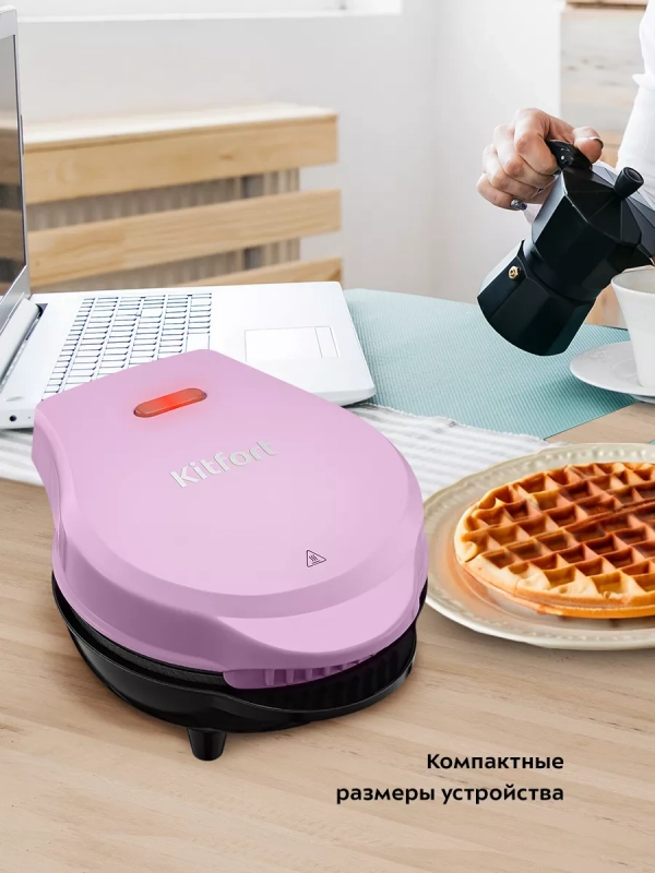 Вафельница электрическая для венских вафель КТ-3685 - 550 Вт Вафельница электрическая для венских вафель КТ-3685 - 550 Вт