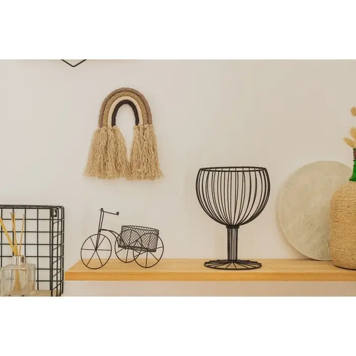 Корзина для мелочей Доляна, 29&times;12&times;12 см, чёрная