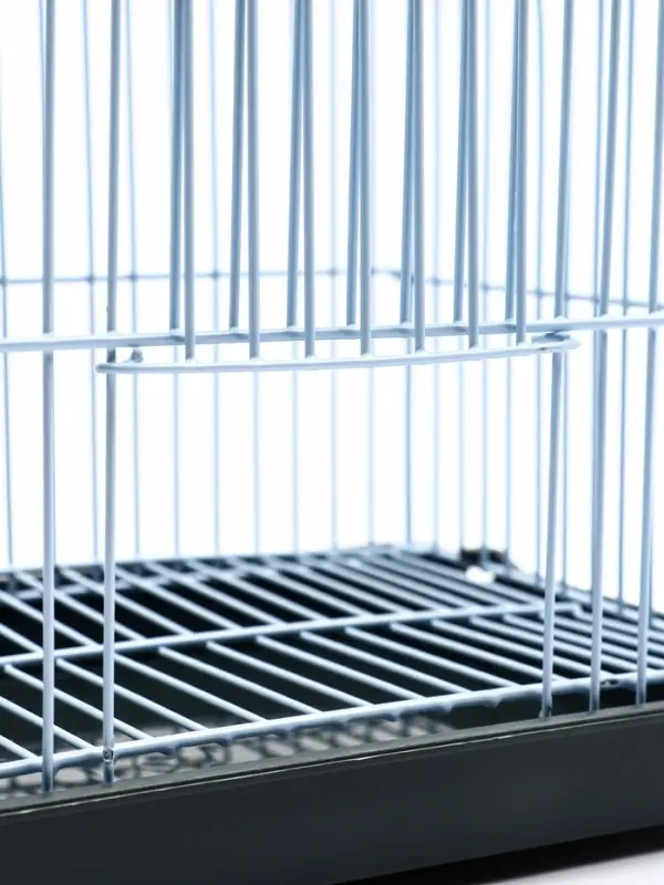 Клетка усиленная для джунгарских хомяков 21 х 16 х19 см, серая