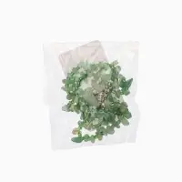 Ожерелье из камня, 45 см, зелёное