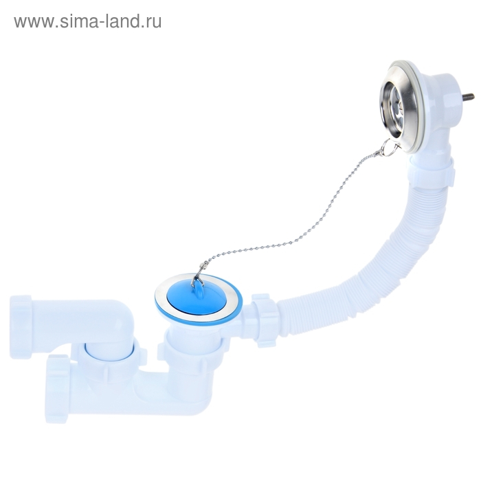 Комплект для ванны  Комплект для ванны "АНИ Пласт" E250: сифон с поворотным коленом