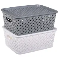 VETTA Корзина для хранения с крышкой "Сеул", 25x20x10см